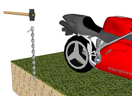 Installation af ankre til motorcykler - 1